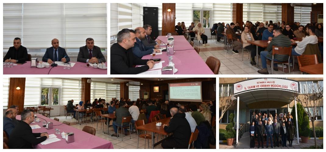 ŞAP HASTALIĞINA DUYARLI HAYVANLARIN KORUNMUŞ BÖLGELERE SEVKLERİNDE UYGULANACAK PRENSİPLER GENELGESİ KAPSAMINDA EĞİTİM TOPLANTISI DÜZENLENDİ