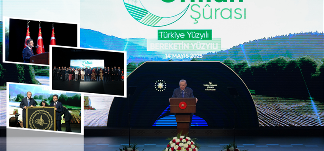 IV. TARIM VE ORMAN ŞÛRASI’NIN SONUÇ BİLDİRGESİ, CUMHURBAŞKANIMIZ SAYIN RECEP TAYYİP ERDOĞAN TARAFINDAN KAMUOYUNA AÇIKLANDI