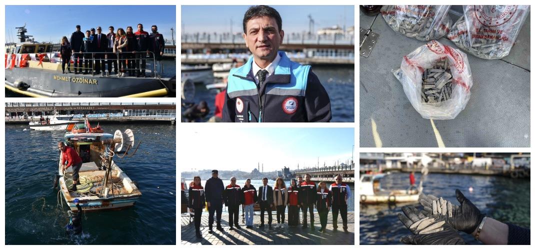 DENİZ DİBİNDEN OLTA KURŞUNLARI ÇIKARILDI: HALİÇ'TE ÇEVRE VE BİYOÇEŞİTLİLİK İÇİN ÖNEMLİ ADIM