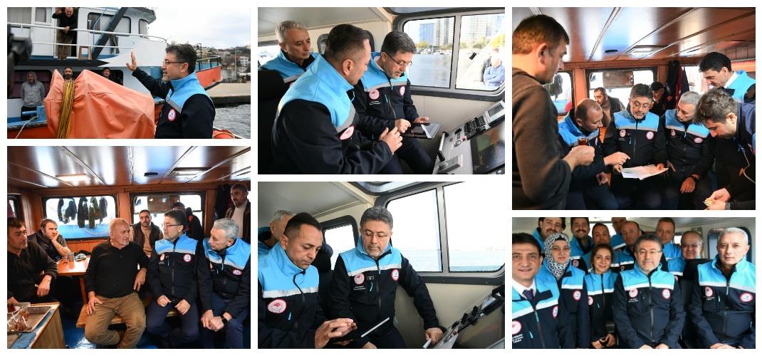 TARIM VE ORMAN BAKANIMIZ İBRAHİM YUMAKLI’NIN KATILIMIYLA İSTANBUL BOĞAZI’NDA SU ÜRÜNLERİ DENETİMLERİ GERÇEKLEŞTİRİLDİ