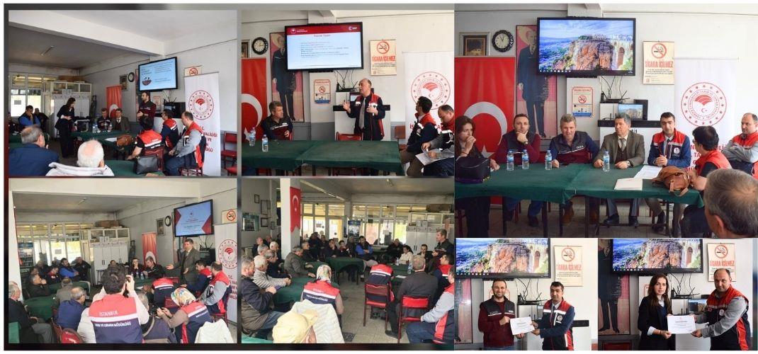 SİLİVRİ DEĞİRMENKÖY’DE ÇİFTÇİLERE “İKLİM DEĞİŞİKLİĞİ, KURAKLIK VE SULAMANIN ETKİNLİĞİNİN ARTIRILMASI” PROGRAMI KAPSAMINDA EĞİTİM VERİLDİ