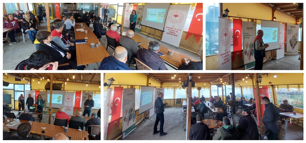 ARNAVUTKÖYLÜ ÜRETİCİLERE TARSİM, TARIMSAL KURAKLIK VE ÜRETİM PLANLAMASI KONULARINDA BİLGİLENDİRME TOPLANTISI DÜZENLENDİ