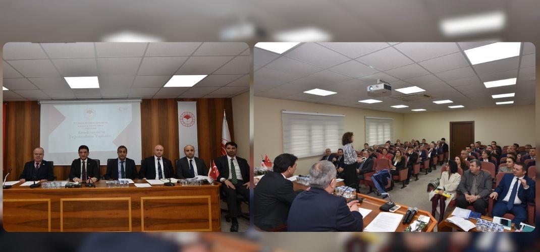 İL VE İLÇE TARIM VE ORMAN MÜDÜRLERİ KOORDİNASYON TOPLANTISI GERÇEKLEŞTİRİLDİ